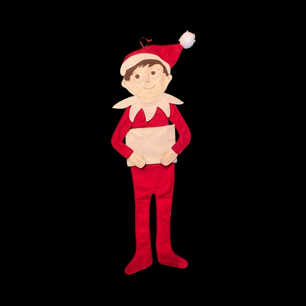 🎅Life Size Pottery Barn Kids Elf on the Shelf Felt Letter/Message Holder-4 ft! - Picture 3 of 12
